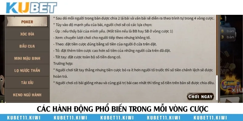 Vài thuật ngữ cần nhớ khi chơi