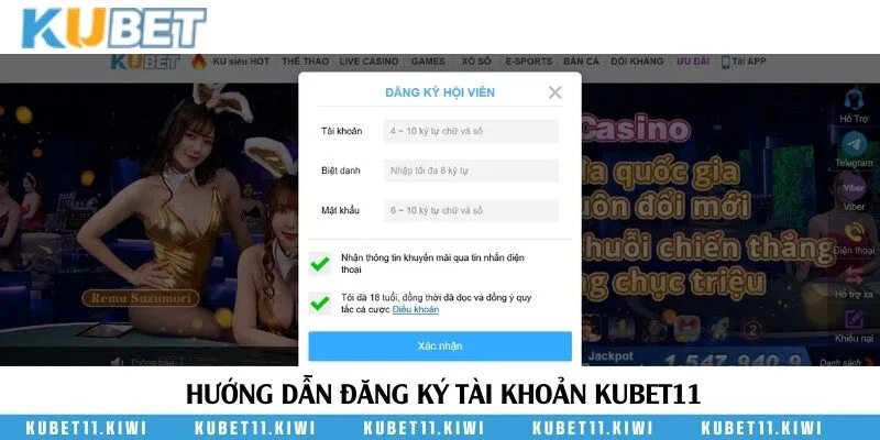 Đăng ký Kubet11