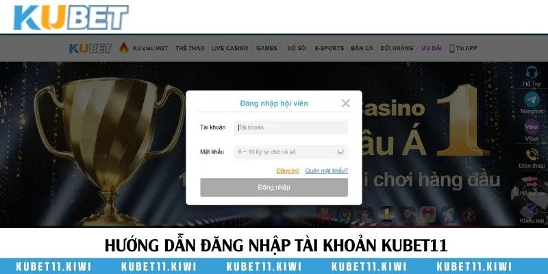 Đăng nhập Kubet11